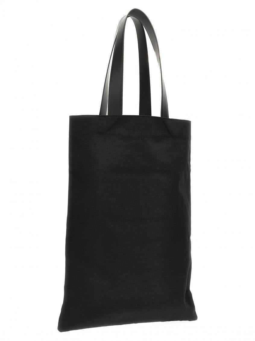 Black Flat Shopper large shopping bag 3