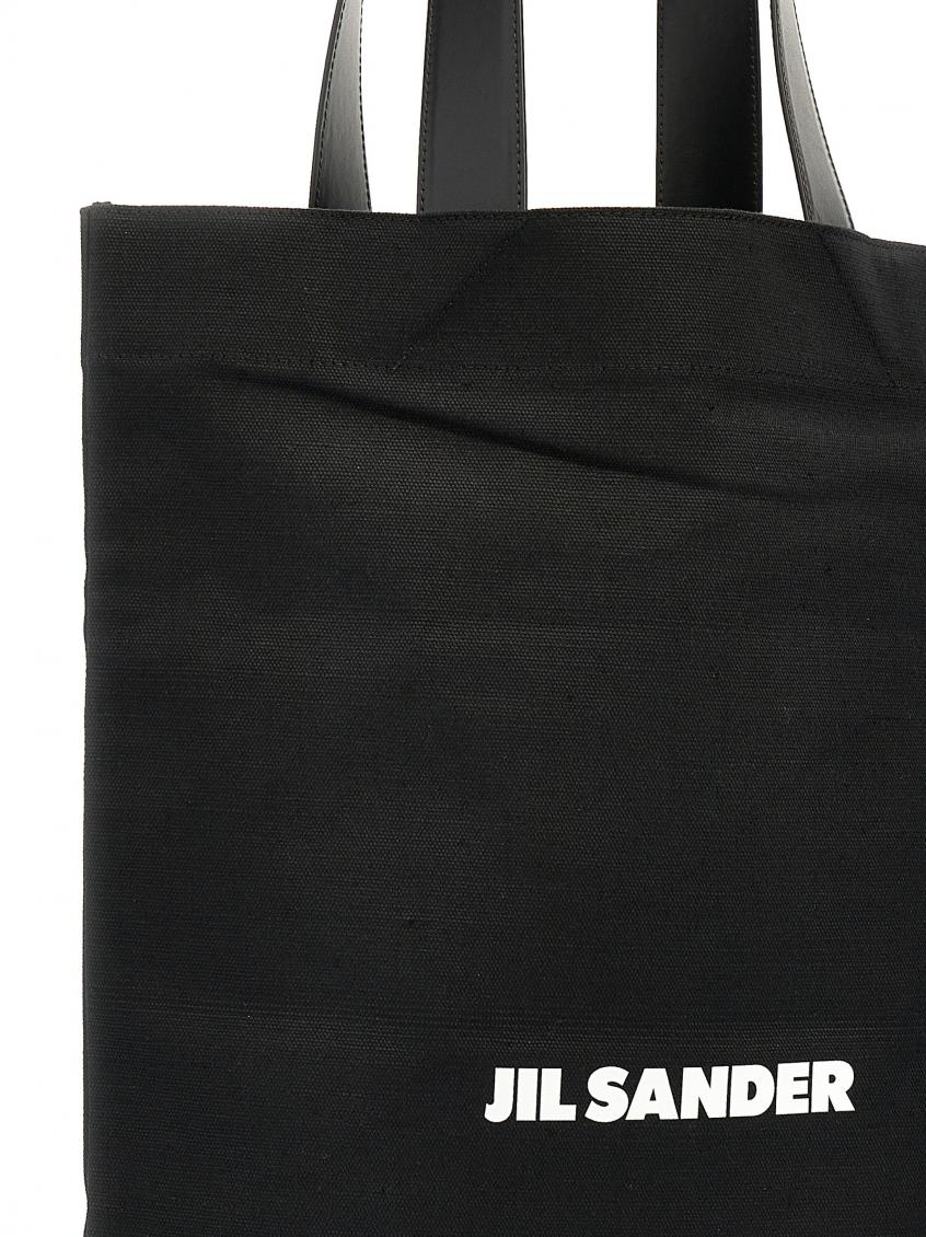 Black Flat Shopper large shopping bag 4