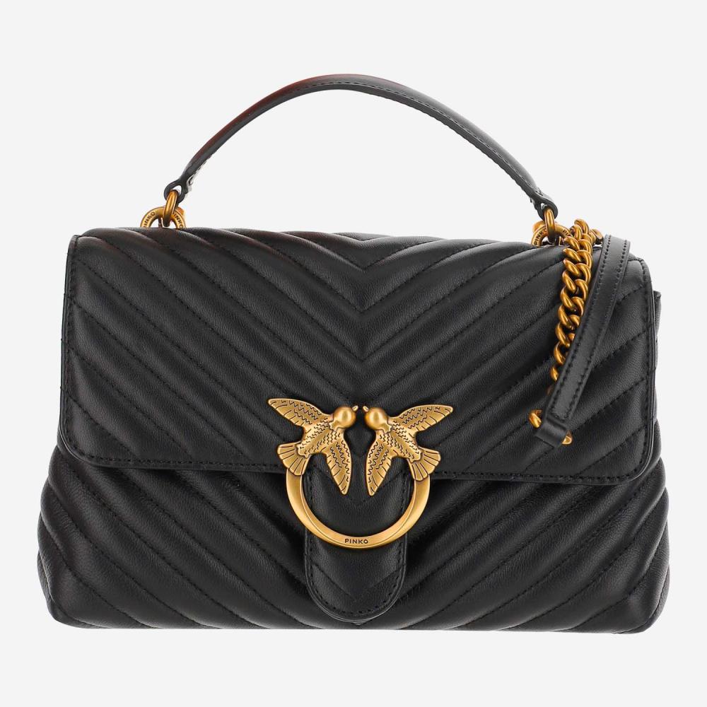 Black LOVE LADY PUFF CLASSIC BAG 2