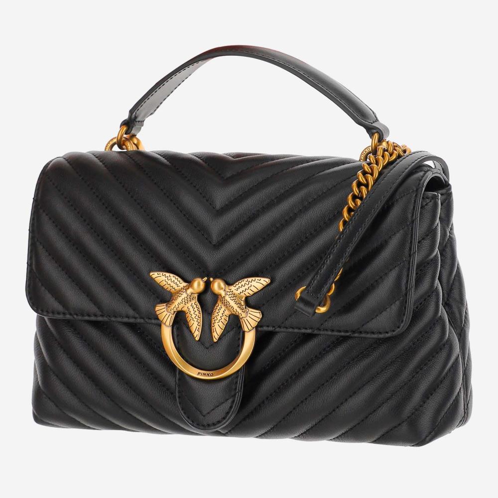 Black LOVE LADY PUFF CLASSIC BAG 3