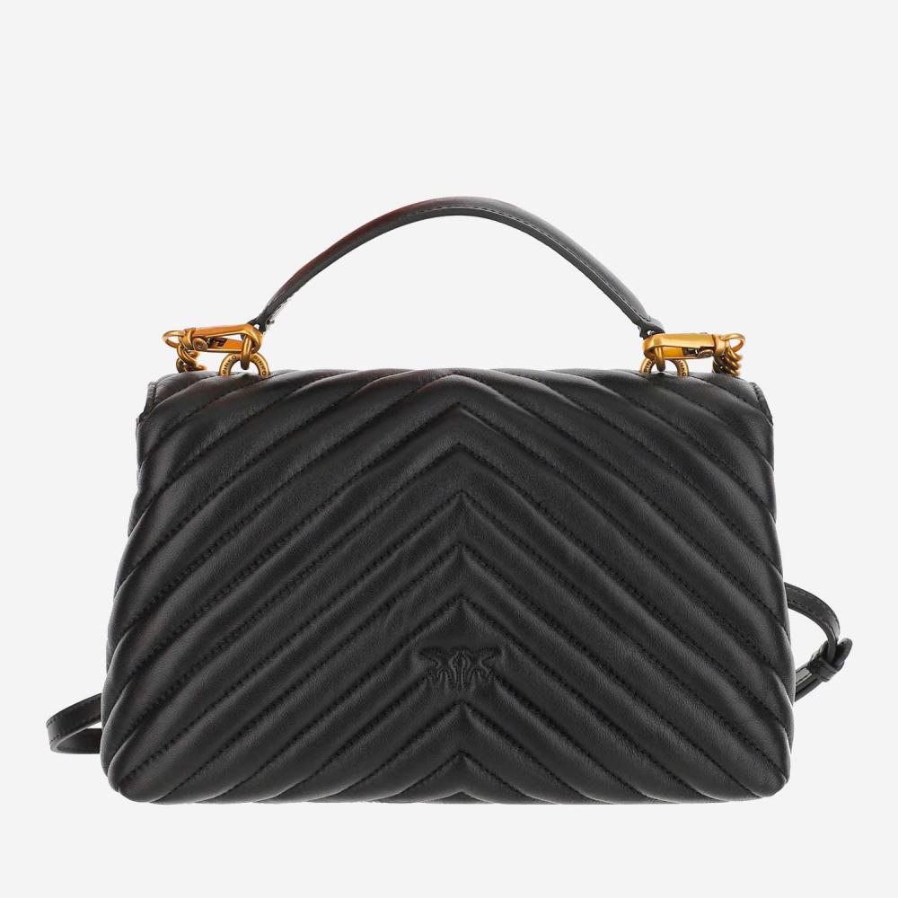Black LOVE LADY PUFF CLASSIC BAG 4