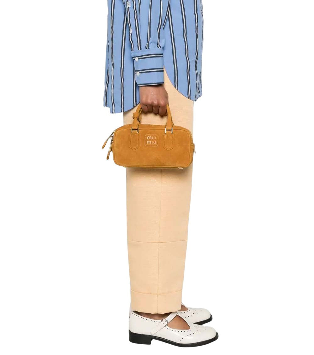 Brown Arcadie Mini Satchel 5