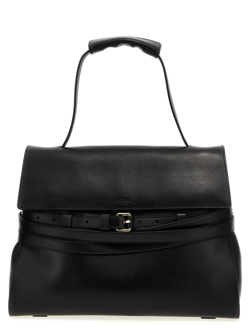 Black 'Tie Me' shoulder bag 1