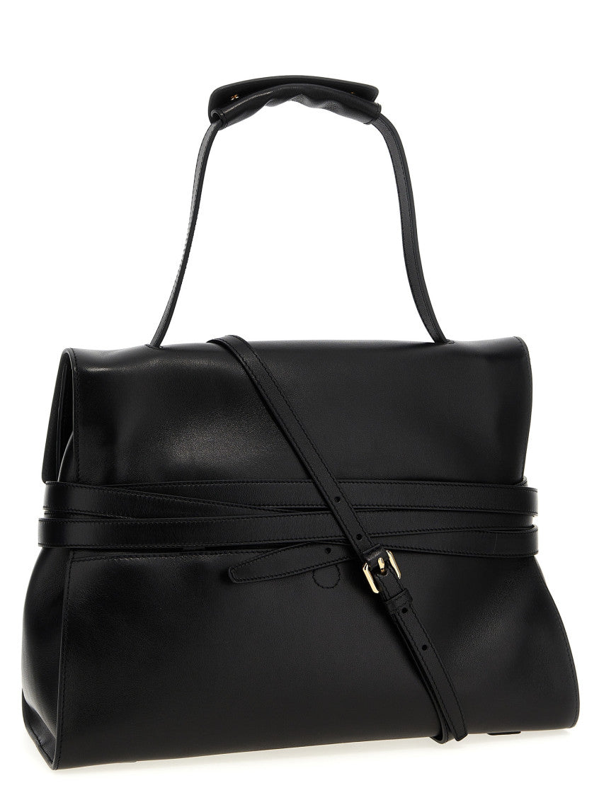 Black 'Tie Me' shoulder bag 2