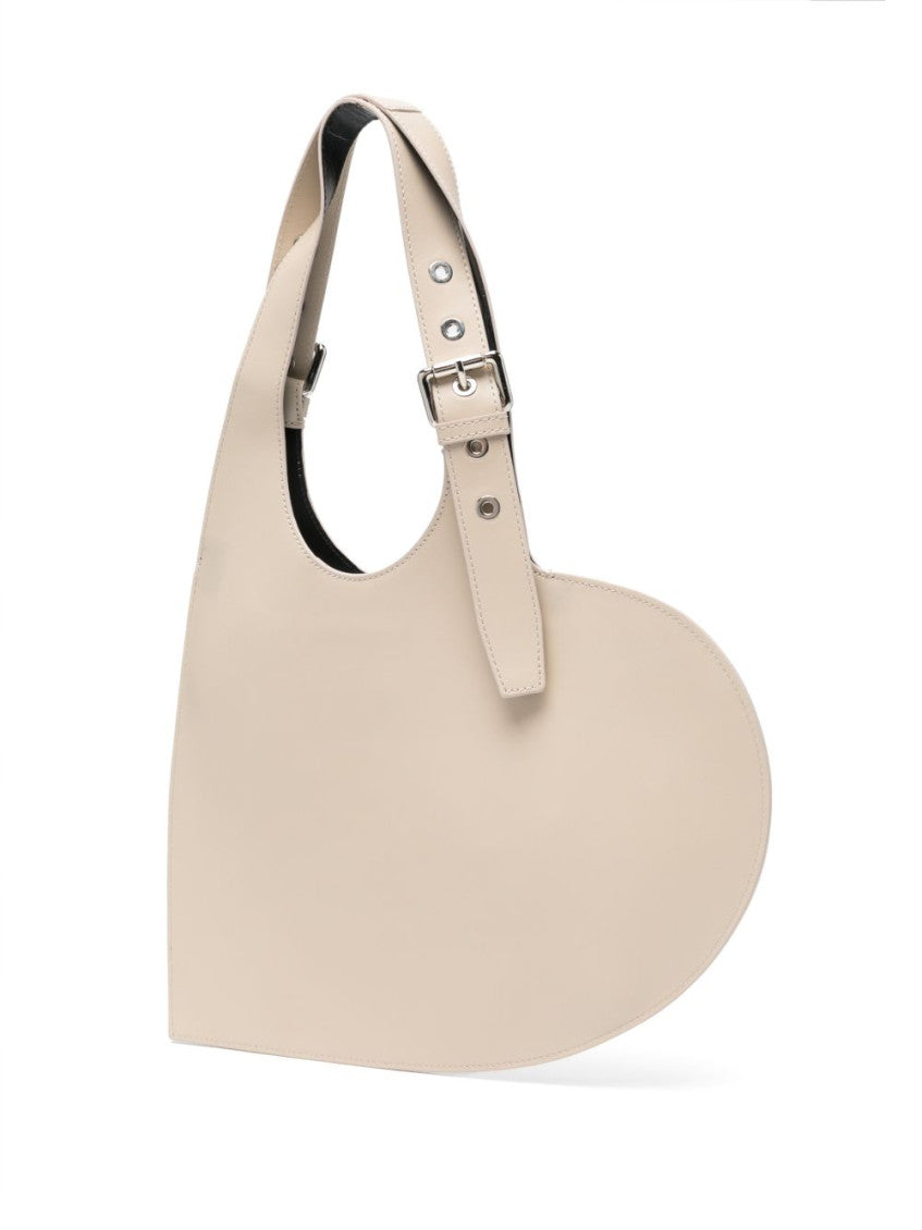 Beige Heart Large Tote 2