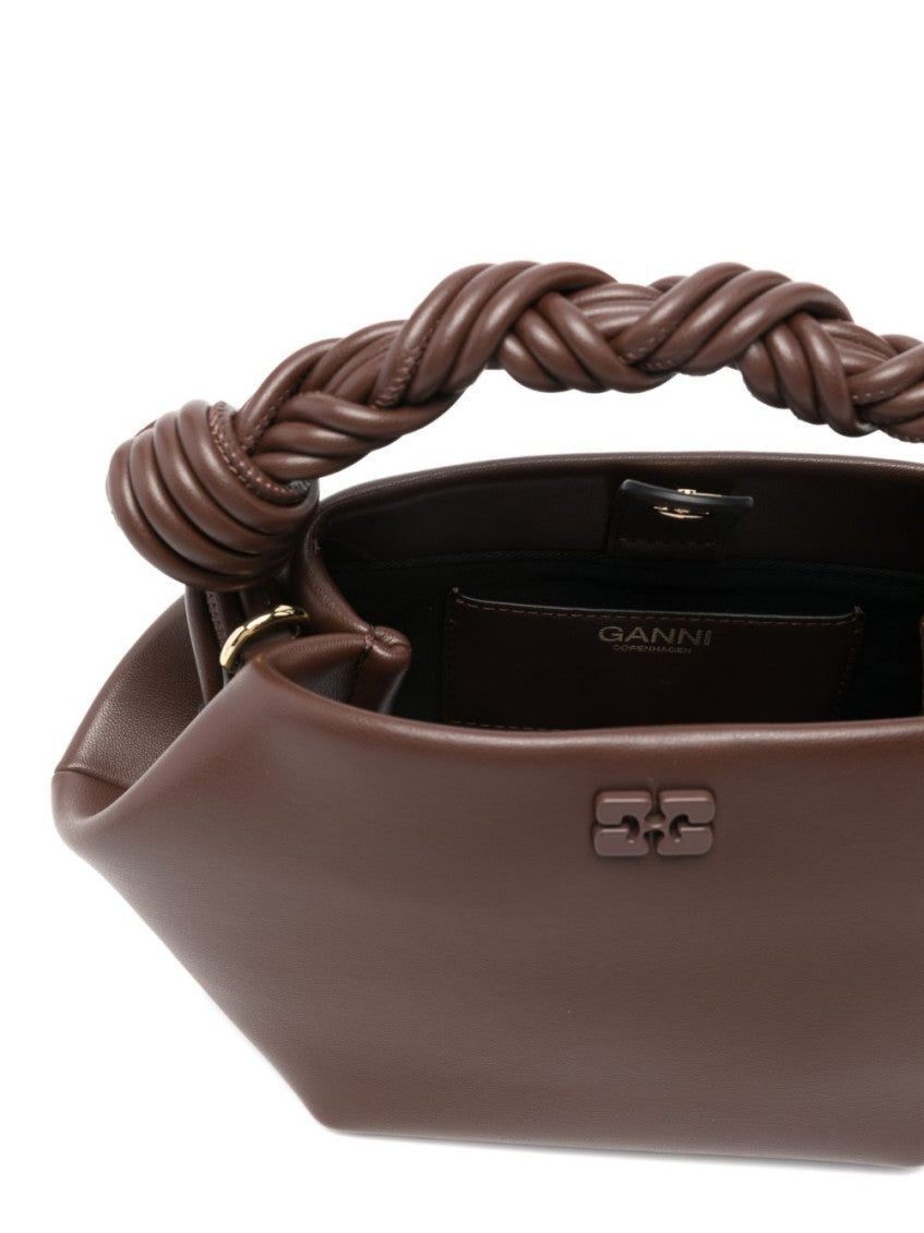 Dark Brown Bou Mini Crossbody Bag 4