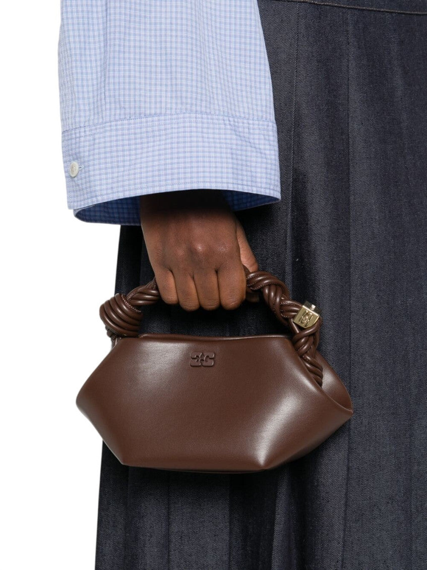 Dark Brown Bou Mini Crossbody Bag 5