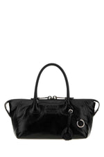 Black  Logo Large Shoulder Bag 1