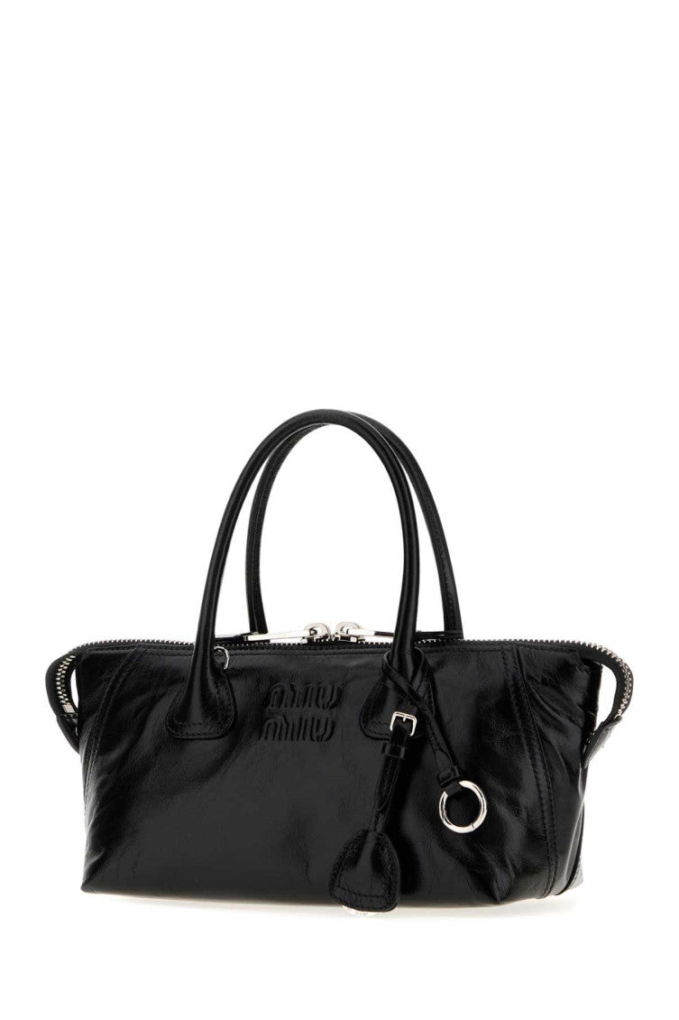 Black  Logo Large Shoulder Bag 2