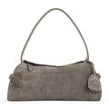 Taupe Logo Medium Shoulder Bag 1