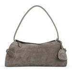 Taupe Logo Medium Shoulder Bag 1