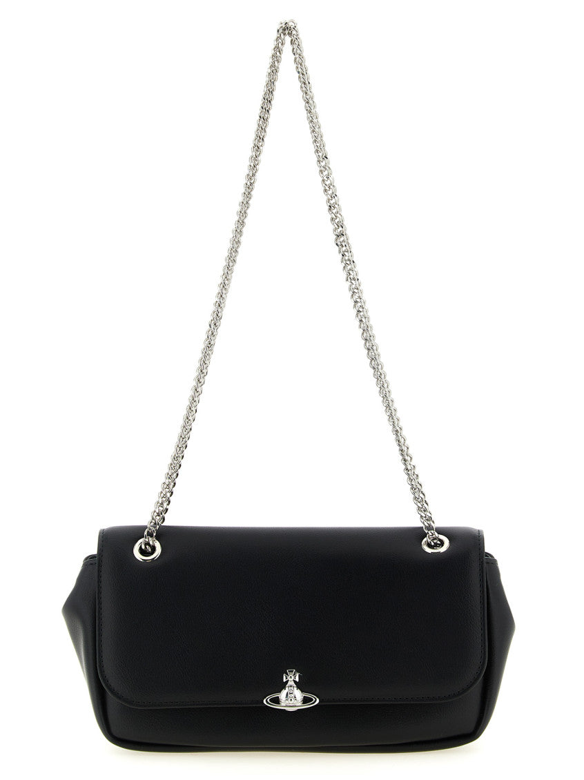 Black Logo Small Shoulder Bag 1