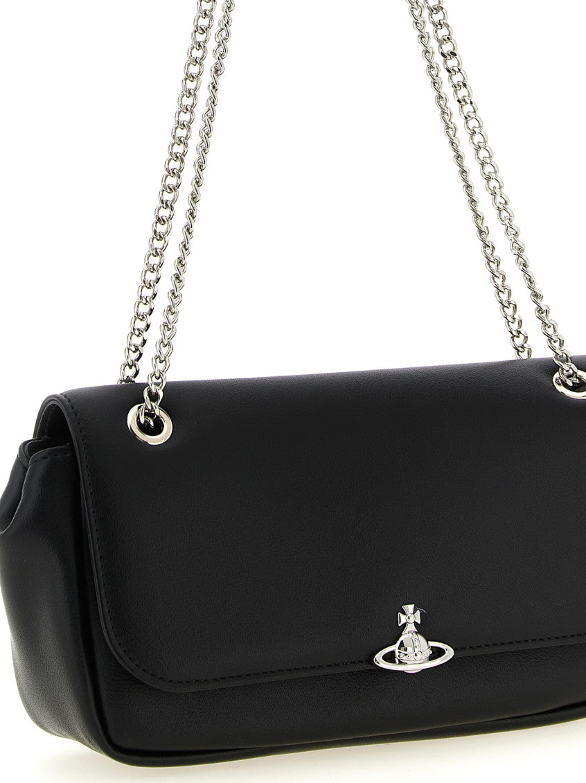 Black Logo Small Shoulder Bag 3