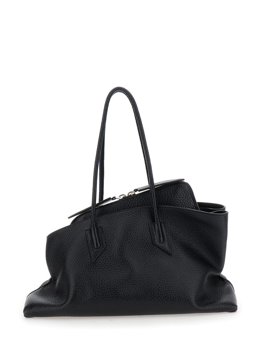 Black La Passeggiata Top Zip Medium Tote 2
