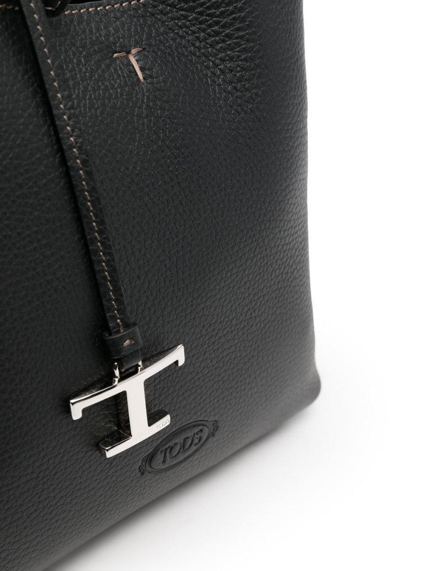 Black T Timeless leather mini handbag 6