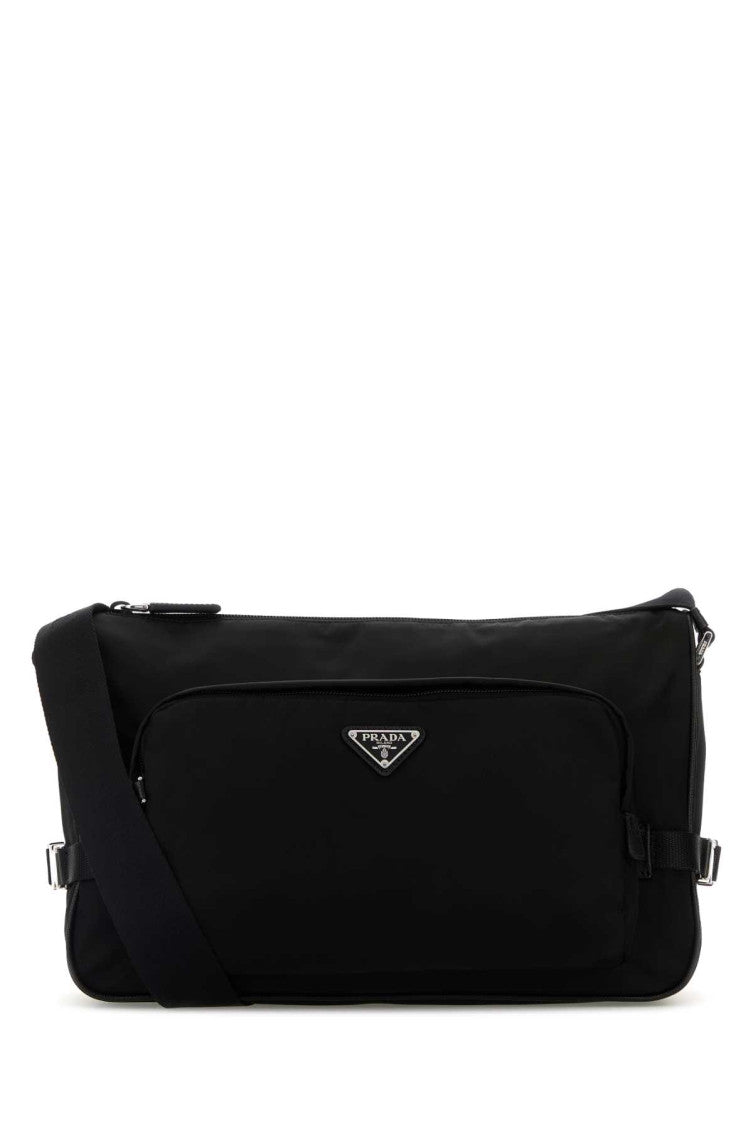 Black Logo Crossbody Bag 1