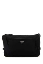 Black Logo Crossbody Bag 1