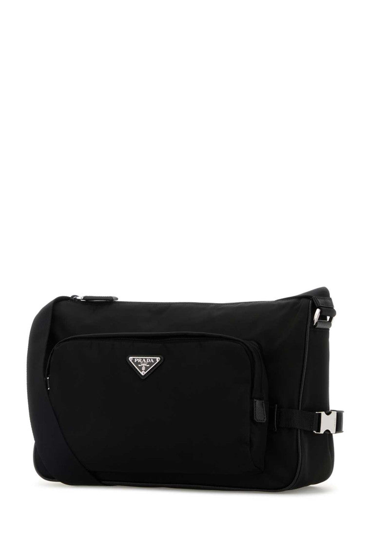 Black Logo Crossbody Bag 2