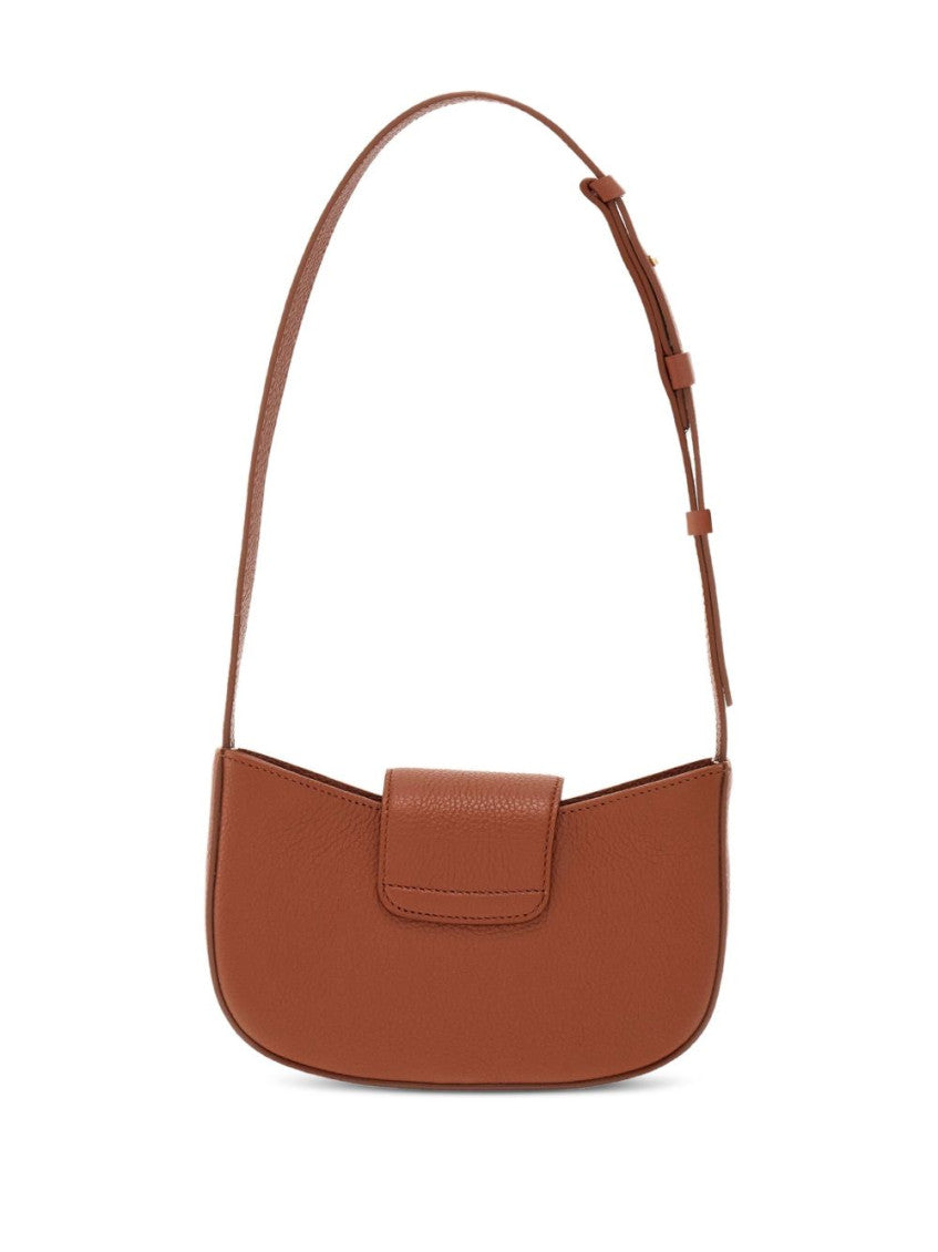 Brown Double Gancini mini Shoulder Bag 5
