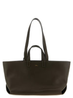 Brown Le Drummer Top Zip Large Tote 1
