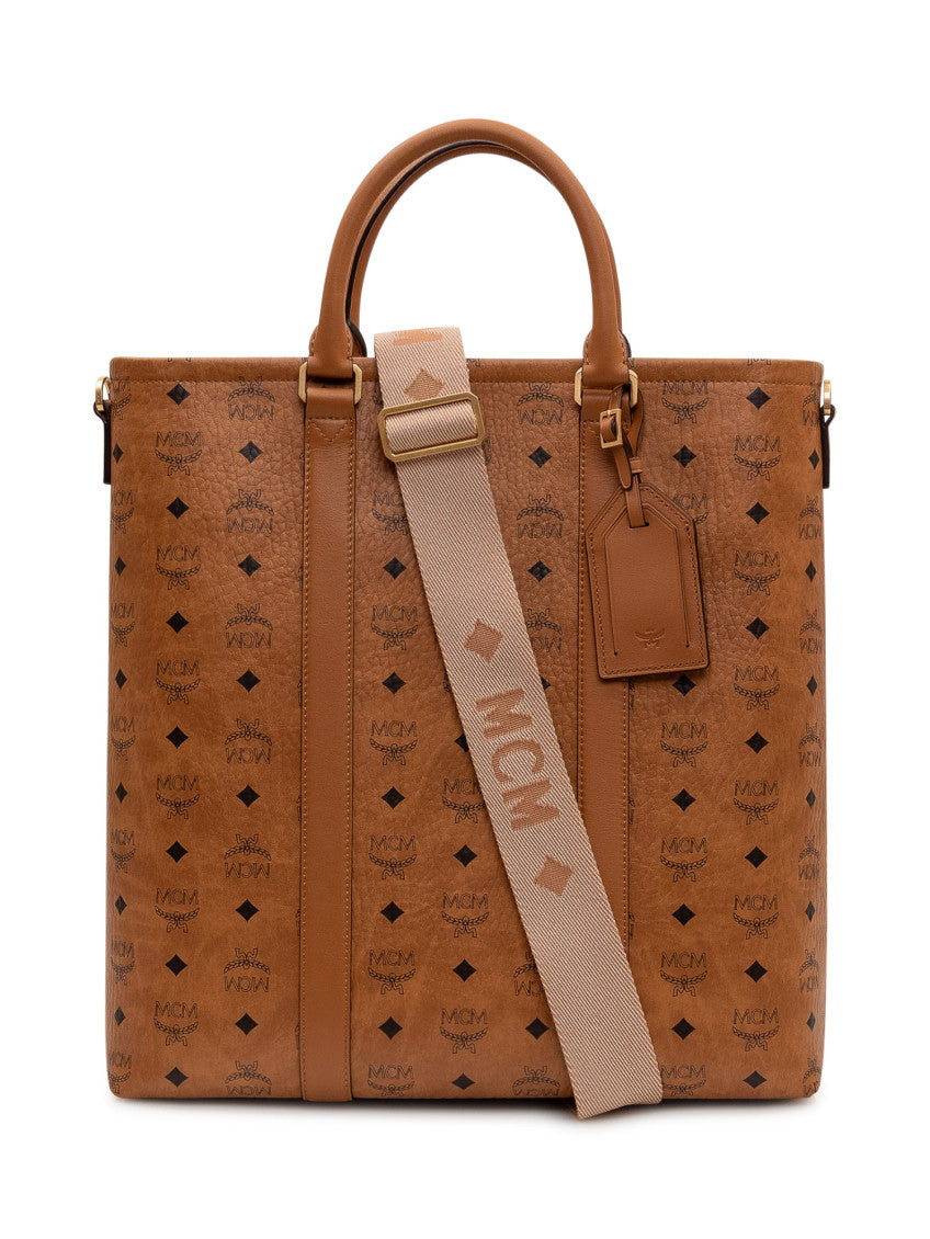 Brown Aren Top Zip Large Tote 2