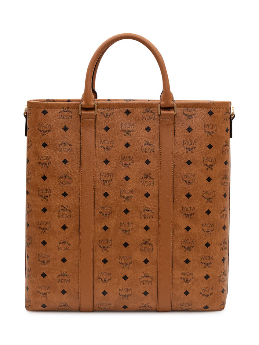 Brown Aren Top Zip Large Tote 3