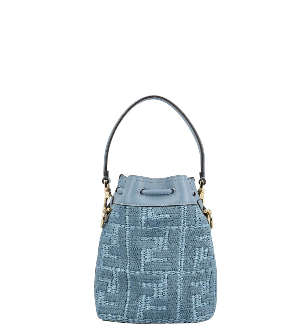 Blue Mon Tresor Mini Bucket Bag 3