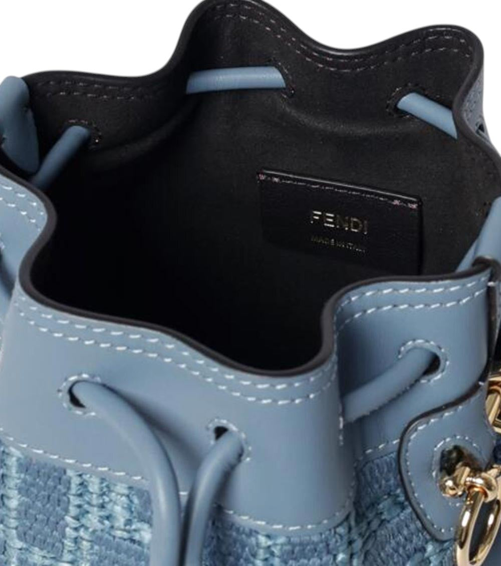 Blue Mon Tresor Mini Bucket Bag 4