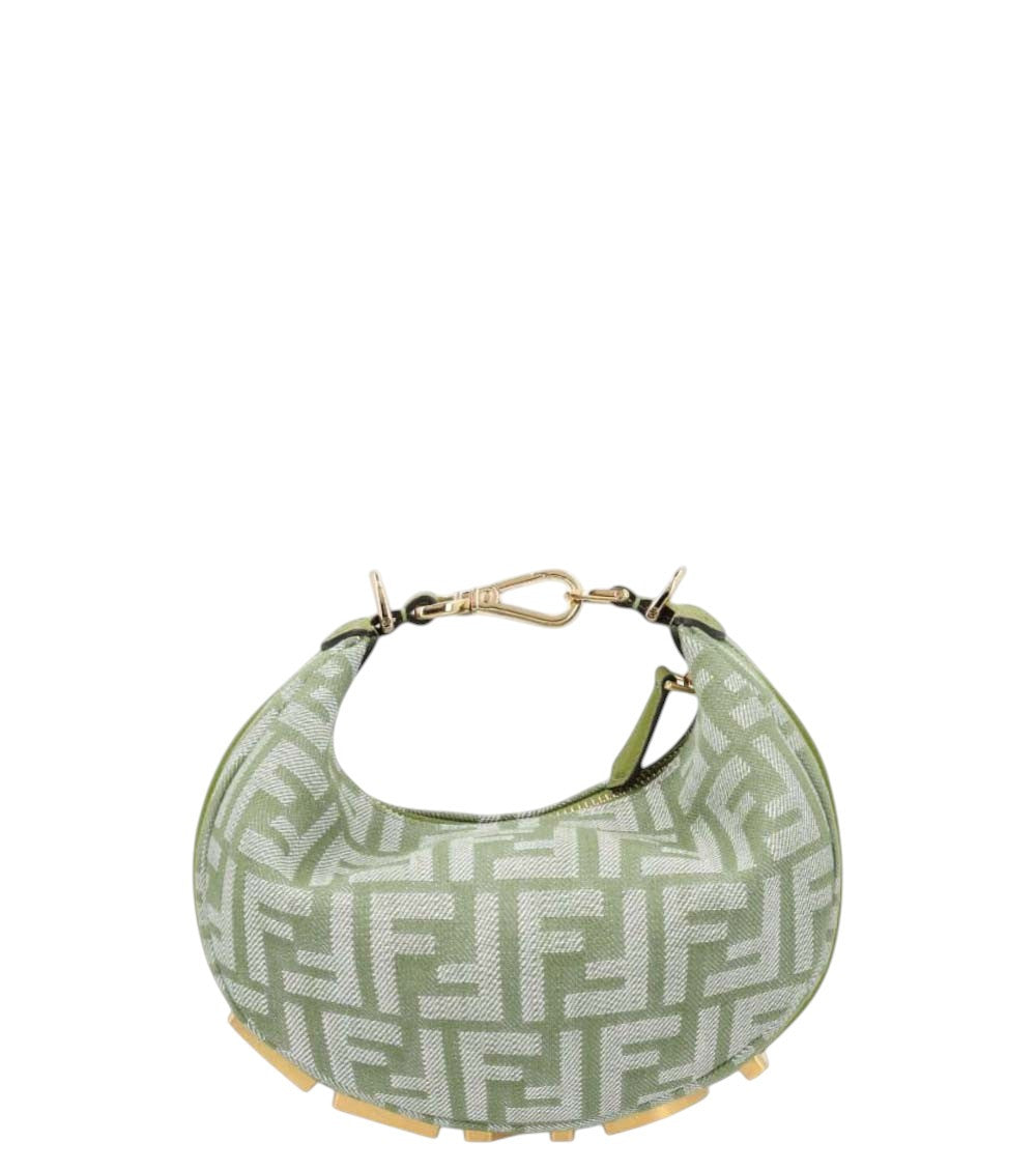 Green Fendigraphy Mini Crossbody Bag 1