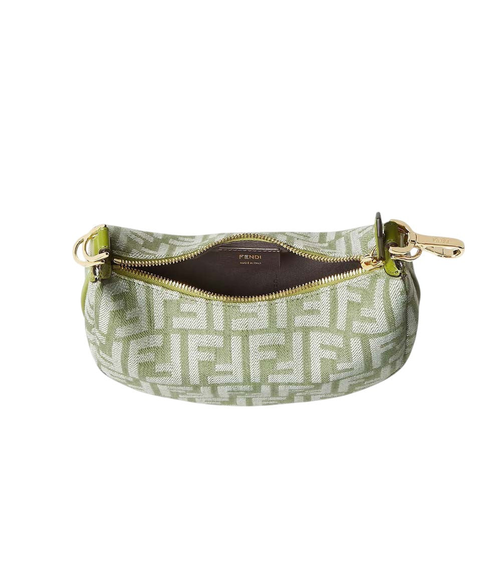 Green Fendigraphy Mini Crossbody Bag 4