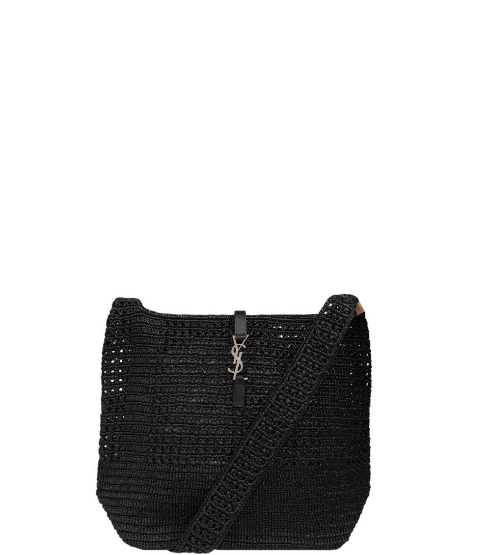 Black Le 5 A 7 Medium Crossbody Bag 1