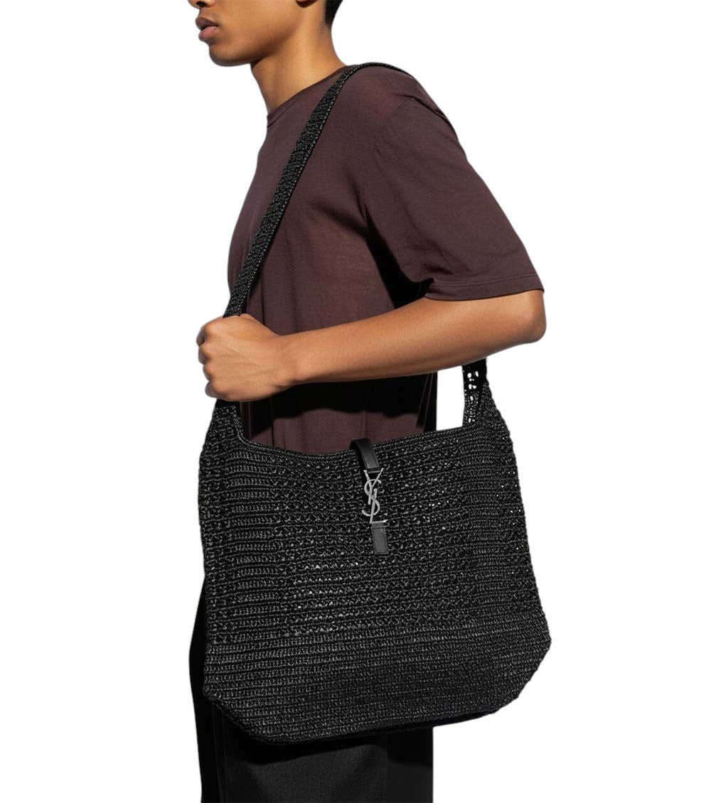 Black Le 5 A 7 Medium Crossbody Bag 5