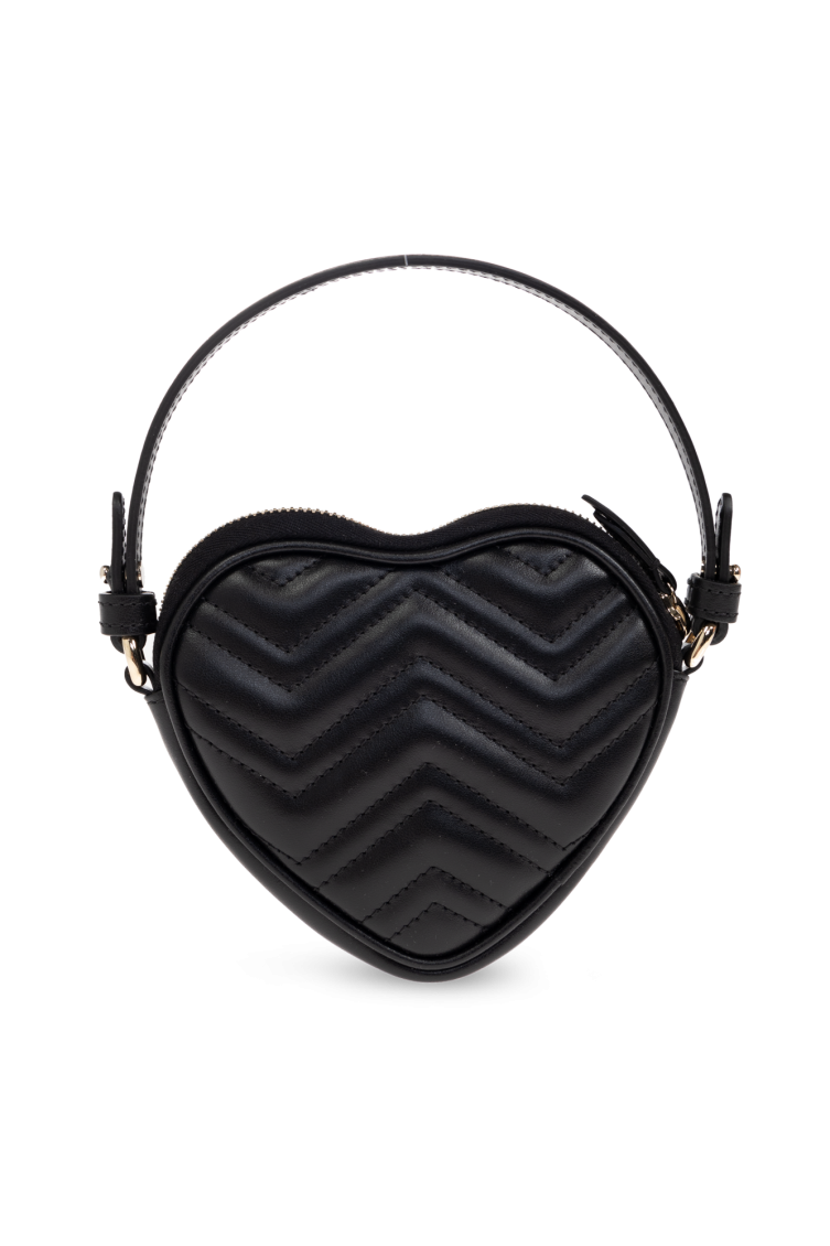 Black GG Marmont Mini Crossbody Bag 2