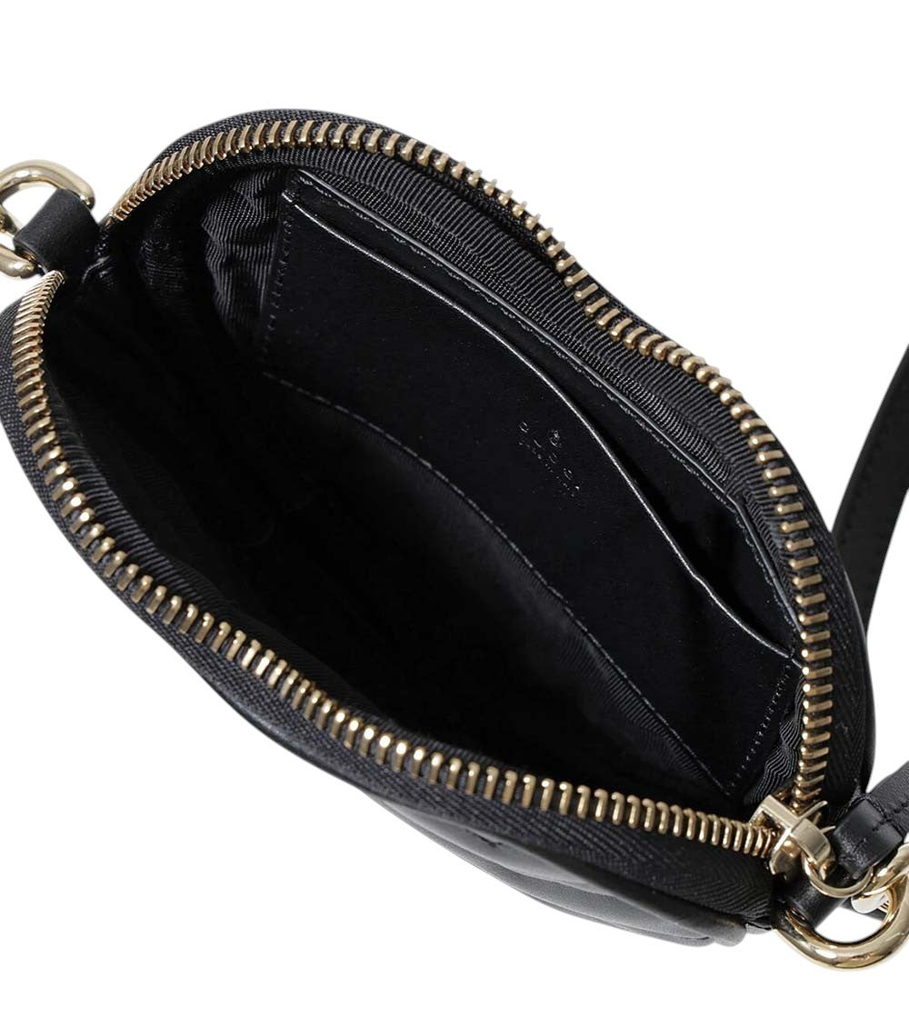 Black GG Marmont Mini Crossbody Bag 3