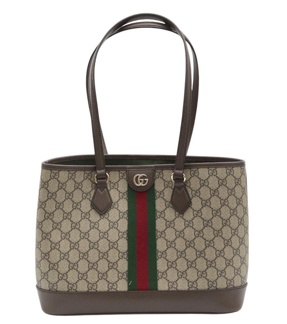 Beige Ophidia Medium Tote 1
