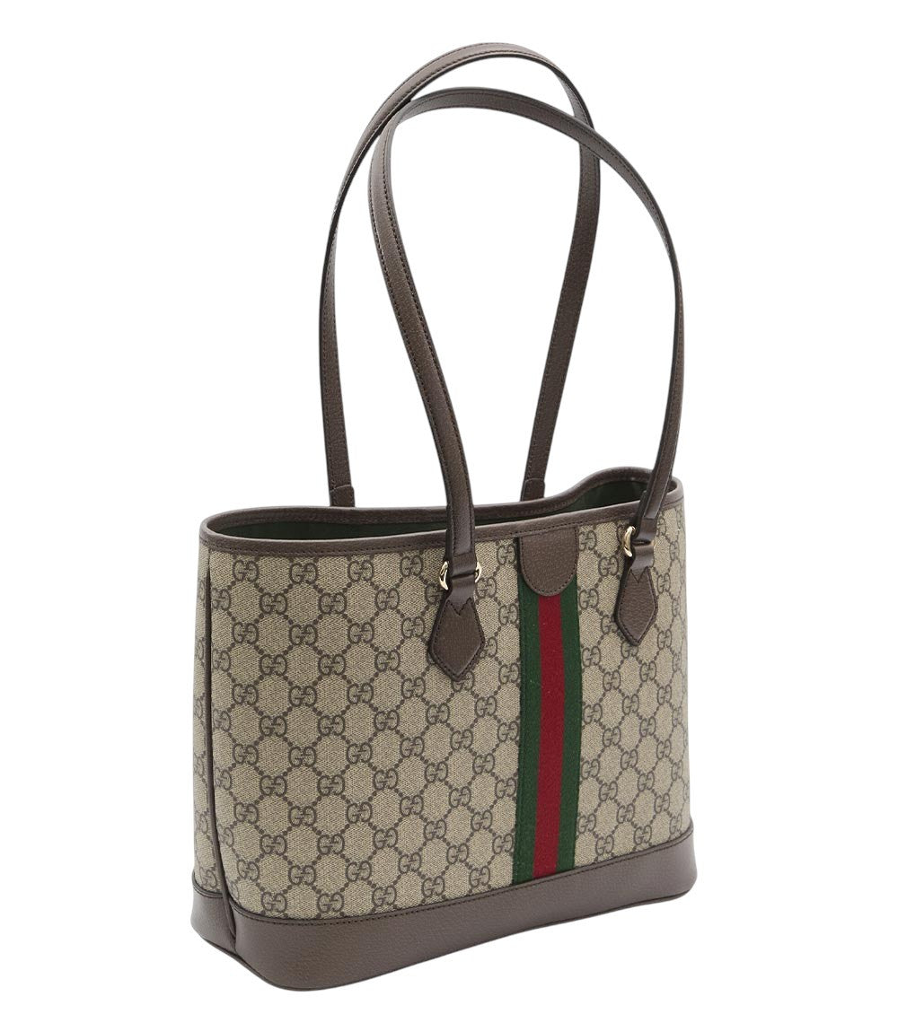 Beige Ophidia Medium Tote 2