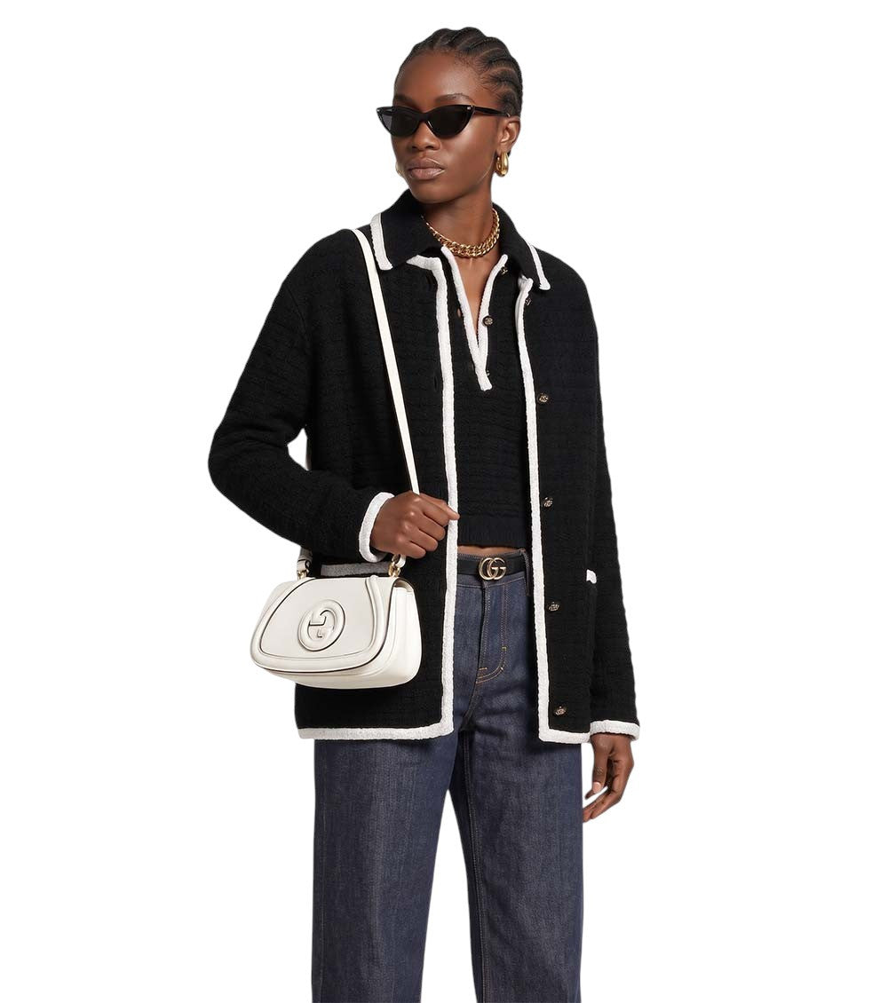White Blondie Small Crossbody Bag 4