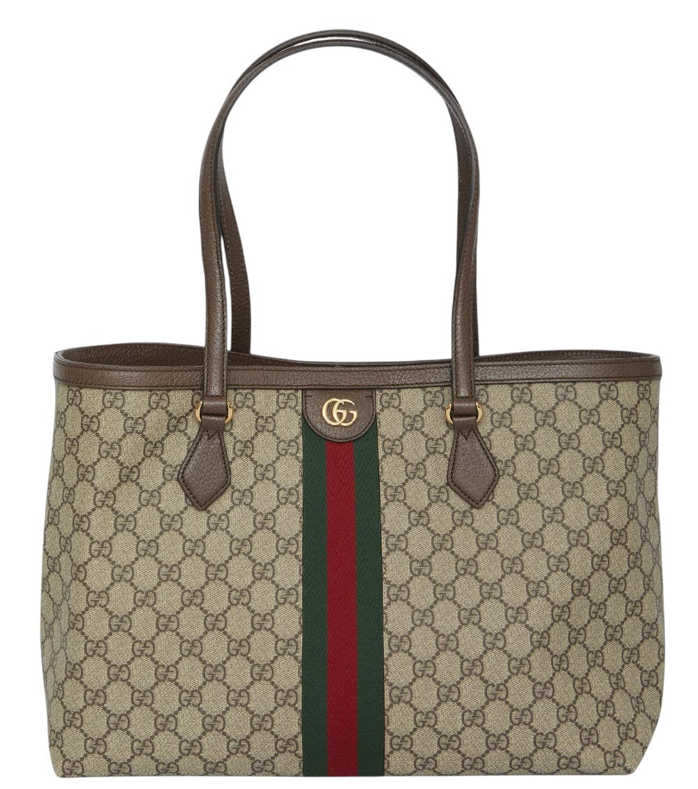 Beige Ophidia GG Medium Tote 1