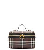Brown Check Vanity Mini Crossbody Bag 1