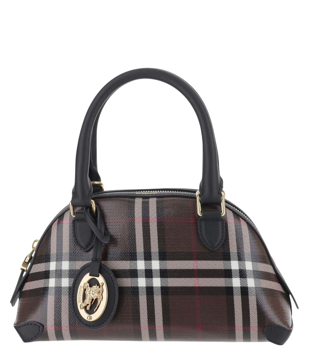 Brown Primrose Mini Duffle Bag 1