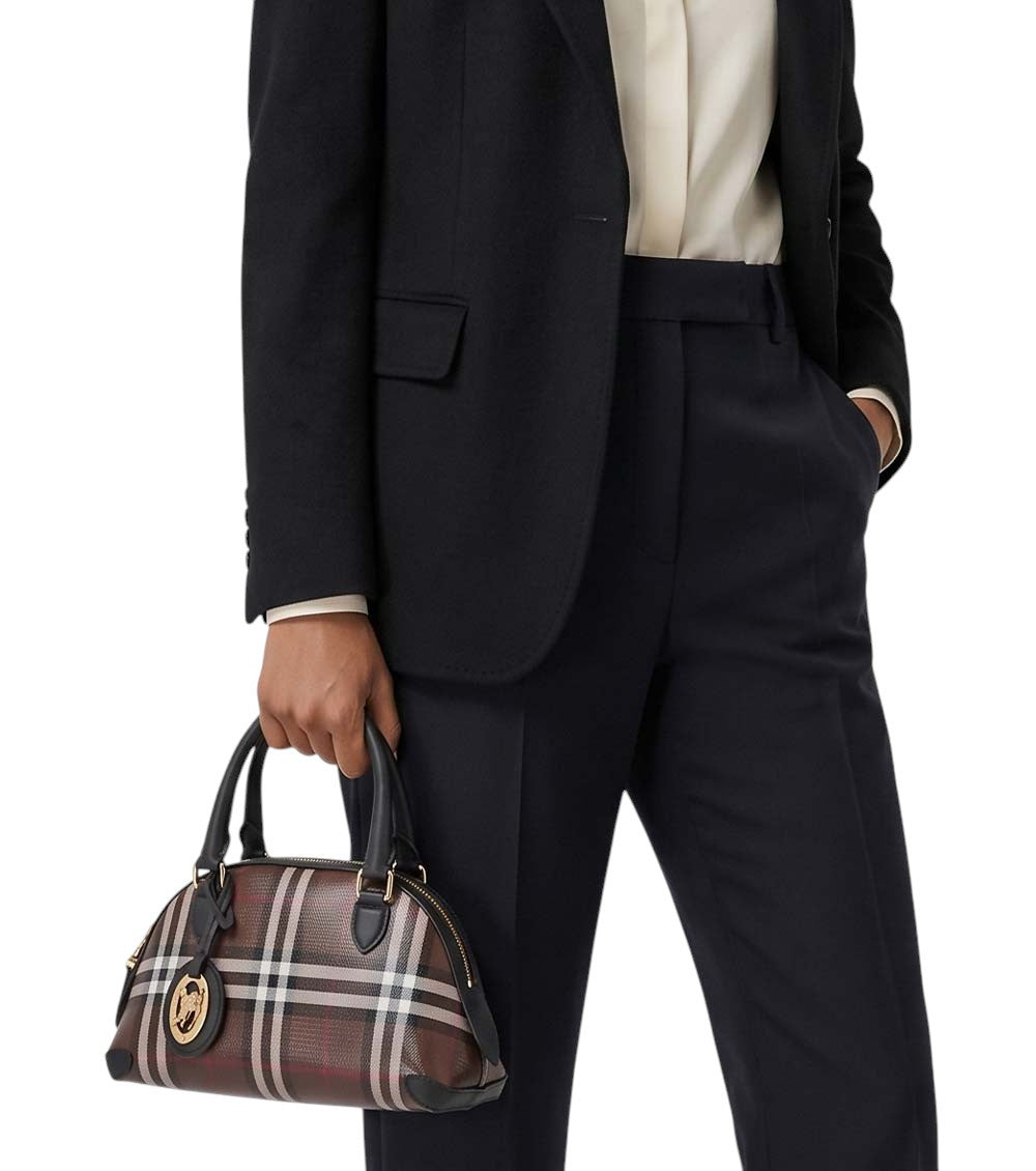 Brown Primrose Mini Duffle Bag 5
