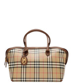 Beige Check Small Tote 1