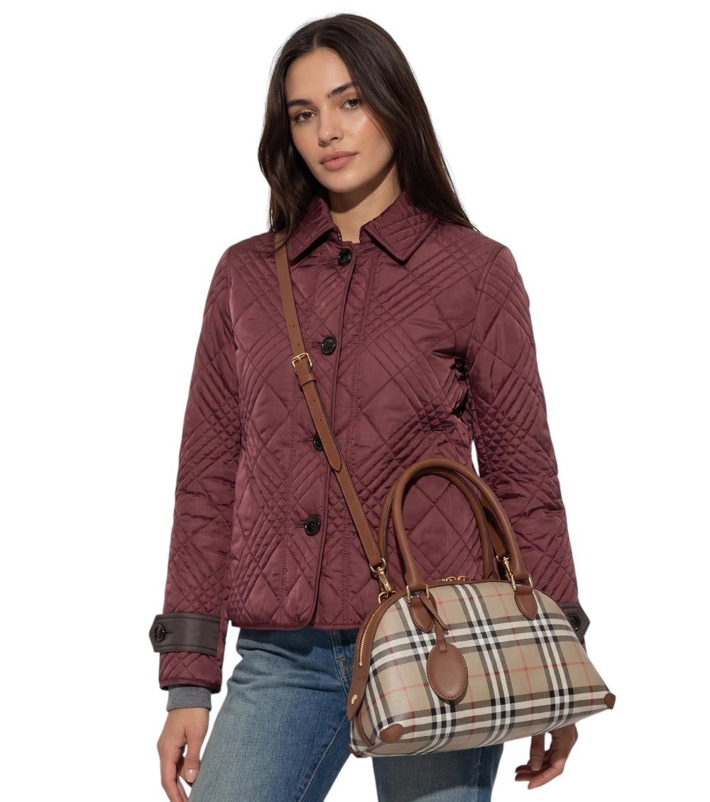 Brown Primrose Small Duffle Bag 6