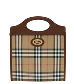 Beige Pocket Mini Tote 1