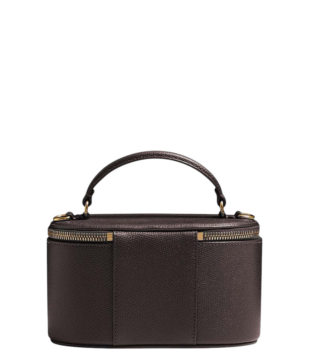 Dark Brown VLogo Mini Crossbody Bag 3