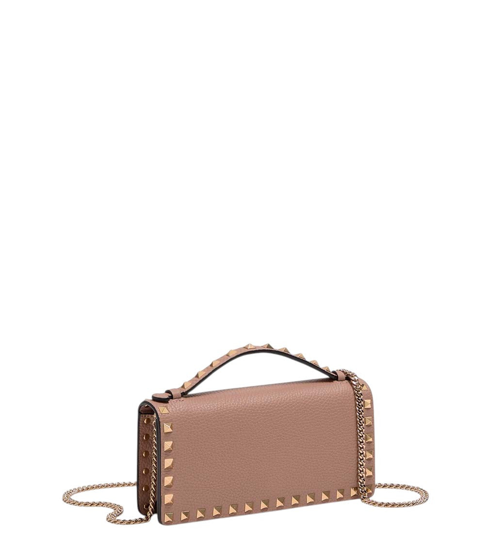 Pink Rockstud Clutch 2