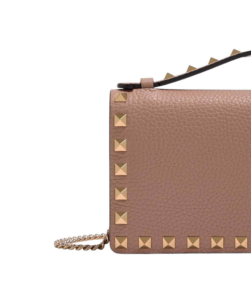 Pink Rockstud Clutch 4