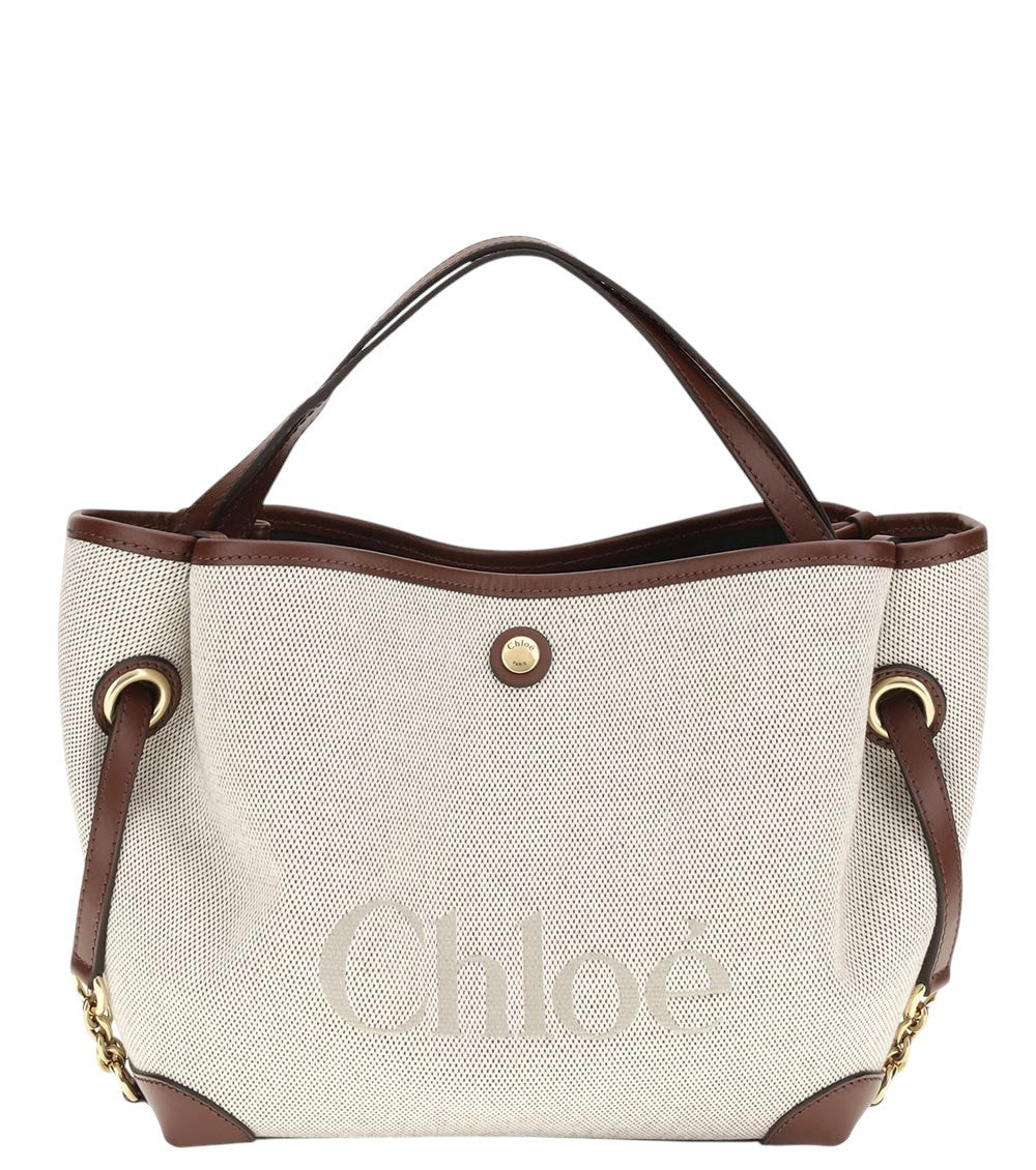 Beige Clover Small Tote 1