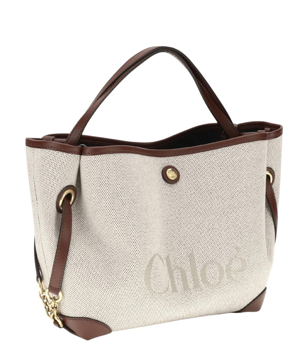 Beige Clover Small Tote 2