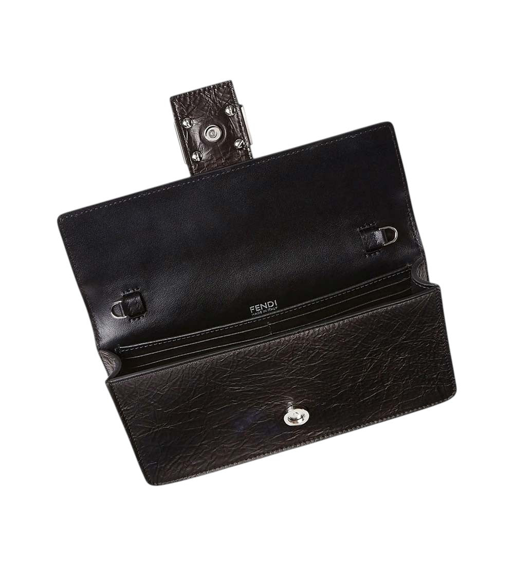 Black Logo Small Shoulder Bag 4